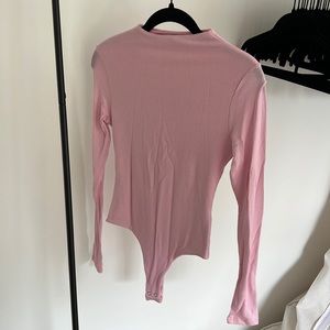 Naked Wadrobe pink bodysuit